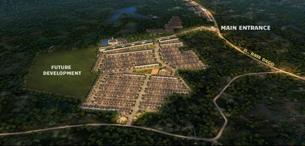 anandaya-home-resort-parung-panjang-cluster-nala-2026 Kawasan perumahan Anandaya Home Resort Parung Panjang — Cluster Nala oleh Synthesis Development, tampak fasilitas resort dan area hijau kawasan 2026