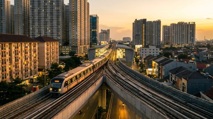 LRT Jabodebek melintas di koridor Bekasi — dampak terhadap harga properti dan kawasan hunian strategis 2026 — Panduanproperti.id