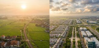 Parung Panjang Before/After Tol: Studi Kasus Investasi 2026 Peta koridor investasi properti Parung Panjang 2026 — jalur KRL dan rencana tol Bogor Serpong sebelum infrastruktur selesai