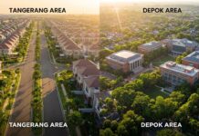 Tangerang vs Depok 2026: Mana yang Lebih Worth It untuk Properti? Perbandingan properti Tangerang vs Depok 2026 — harga per kawasan, akses KRL dan tol, fasilitas, dan profil investasi — Panduanproperti.id