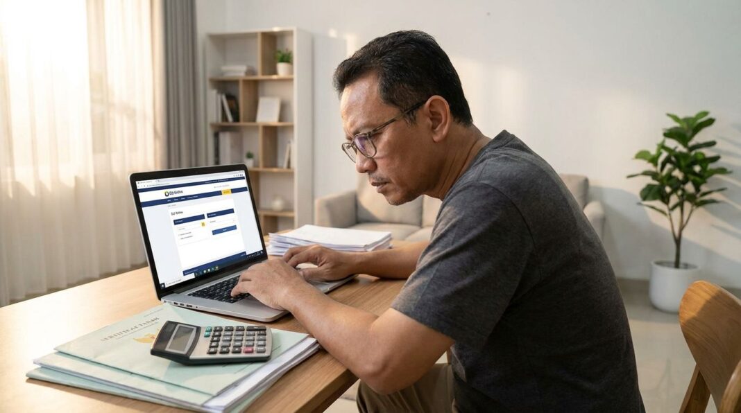 Penjual rumah Indonesia membayar PPh final melalui sistem e-billing DJP sebelum penandatanganan AJB