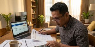 Refinancing KPR: Kapan Waktu yang Tepat dan Bagaimana Caranya? Pemilik rumah Indonesia sedang menghitung simulasi refinancing KPR untuk menurunkan cicilan bulanan