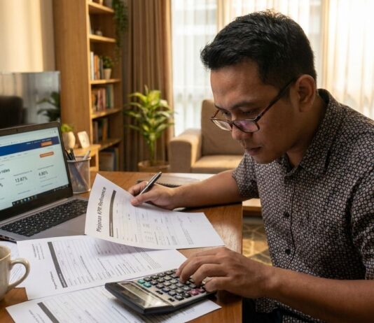 Refinancing KPR: Kapan Waktu yang Tepat dan Bagaimana Caranya? Pemilik rumah Indonesia sedang menghitung simulasi refinancing KPR untuk menurunkan cicilan bulanan