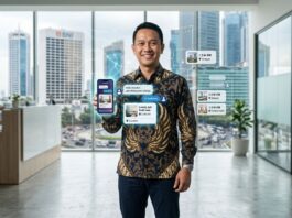 Riset AREBI: 78% Broker Properti Pakai AI, 12% Siap Ditemukan ALT TEXT (final): Broker properti Indonesia menggunakan AI di ponsel — riset AREBI dan Dedy Budiman soal AI visibility broker properti 2026