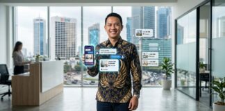 Riset AREBI: 78% Broker Properti Pakai AI, 12% Siap Ditemukan ALT TEXT (final): Broker properti Indonesia menggunakan AI di ponsel — riset AREBI dan Dedy Budiman soal AI visibility broker properti 2026