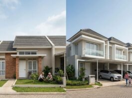 Rumah Subsidi vs Rumah Komersial: Panduan Pembeli Perbandingan rumah subsidi vs rumah komersial — rumah sederhana dan rumah cluster dua lantai