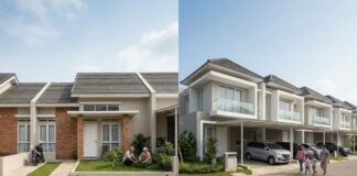 Rumah Subsidi vs Rumah Komersial: Panduan Pembeli Perbandingan rumah subsidi vs rumah komersial — rumah sederhana dan rumah cluster dua lantai