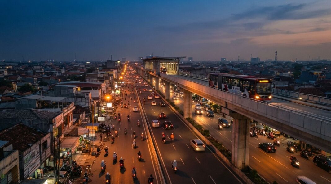 ciledug-vs-larangan Perbandingan Ciledug vs Larangan Kota Tangerang dengan jalur Transjakarta dan permukiman padat menuju Jakarta Selatan