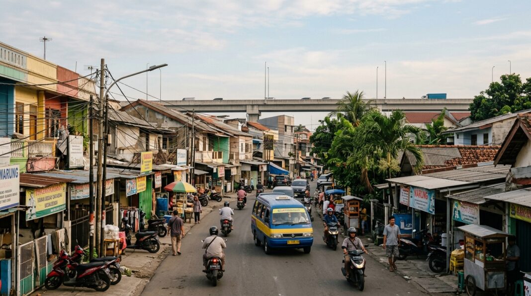 properti-karawaci-2026 Properti Karawaci 2026 dengan permukiman padat Kecamatan Karawaci Kota Tangerang, akses Gerbang Tol Karawaci, dan kawasan ekonomi Cimone