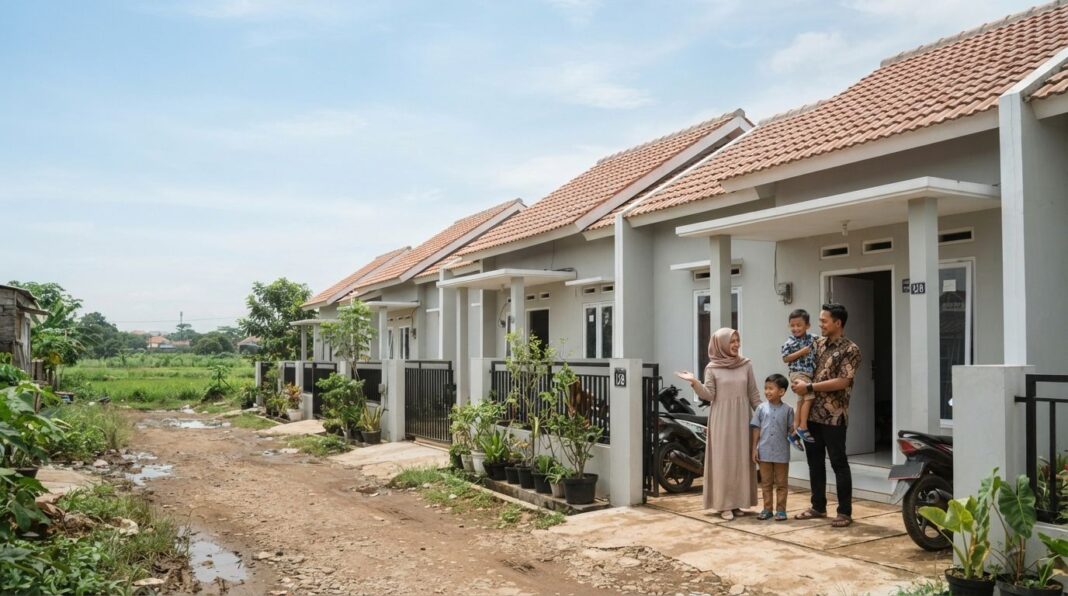 rumah-subsidi-bekasi-tangerang Rumah subsidi Bekasi dan Tangerang 2026 dengan deretan hunian sederhana zona Jabodetabek berbatas harga Rp185 juta